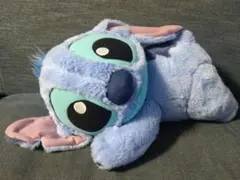 ディズニースティッチ横向きおねんね V-BIGぬいぐるみ☆タグ付き新品未使用品☆