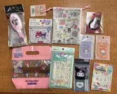 【新品未開封】Sanrio Kitty My Melody Kuromi set