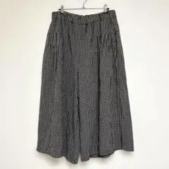 SM2 ワイドパンツ ギンガムチェック　サマンサモスモス
