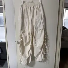 さらに値下げ！！　kastane サイドリボンナイロンパンツ