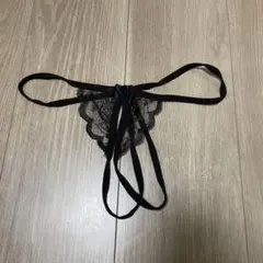 セクシーランジェリー　黒いレース Tバック