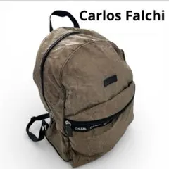 Carlos Falchi ポケッタブル リュック ブラウン 軽量 大容量のサムネイル