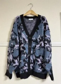 PAGEBOY アートフラワーシャギーカーディガン