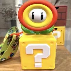 マリオ はてなブロック フラワー ドリンクホルダー 水筒　おまけつきのサムネイル