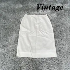 Vintage ヴィンテージ タイトスカート ツイード柄 裏地付 シンプル
