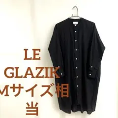 【ルグラジック】リネン混ワンピースバンドカラー