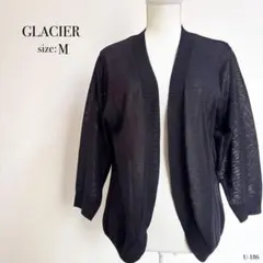☆美品☆ GLACIER グラシア ブラック カーディガン Mサイズ