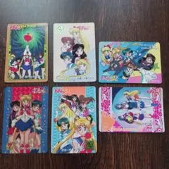 セーラームーン カードダスまとめ売り 6枚セット