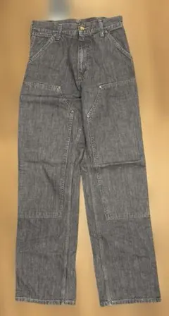 リ*ン様 希少サイズ W30 carhartt カーハート ダブルニー グレー Carhartt ダブルニー グレー 32×30 カーハート