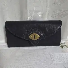 ANNA SUI アナスイ未使用ブラウン キーホール ギャルソン長財布 No.1 