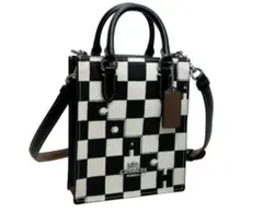 最終値下げCOACH チェッカーパターン トートバッグ - メルカリ