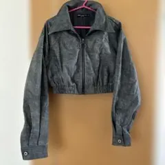 SHEIN × Danna Paola グレー クロップドジャケット M