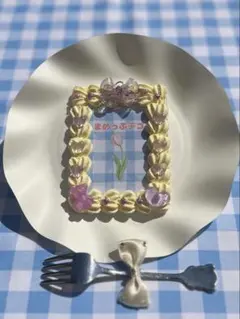 黄色✖️紫　B8ホイップデコケース