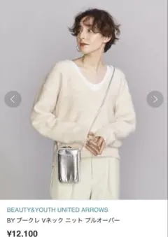 BEAUTY&YOUTH Vネックニットセーター