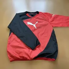 PUMA ピステ・ウィンドブレーカー 150サイズ 赤黒