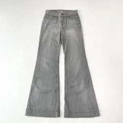 Y2K 平成ギャル ラインストーン ストレッチ ブーツカット フレアデニム