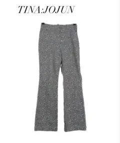TINA:JOJUN フラワーペイントパンツ