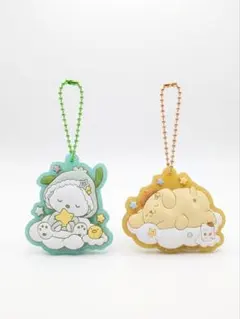 サンリオ ラバーキーホルダー ポチャッコ ポムポムプリン