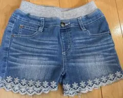 しまむら　デニム短パン