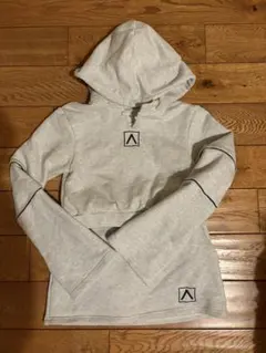 ♡*♡様 AND MARY フード付きグレークロップドパーカー F