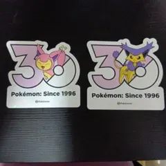 韓国限定 ポケモン メガフェスタ 30周年ランダムステッカー ピッピ