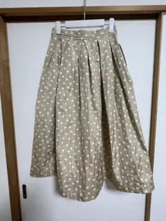 最終お値下げです♪IENA LA BOUCLE ポルカドットタックスカート 40のサムネイル