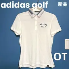 新品　adidas golf ポロシャツホワイトOT