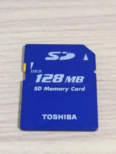 送料無料 TOSHIBA 128MB SDカード