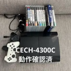 PS3 CECH-4300C 動作確認済 本体 + ゲームまとめ売り