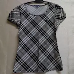 ✿BURBERRY LONDONバーバリー ノバチェック柄 カットソー美品✿のサムネイル
