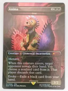 MTG アニマ/悲嘆　Foil 日本語 Foil】(7006)□ボーダーレス□《アニマ/Anima》//《悲嘆/Grief
