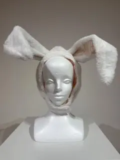 白 うさぎ 耳 帽子 かぶりもの ハローウィン コスプレバニー 仮装パーティー