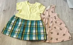 ワンピース2枚セット⭐︎80cm