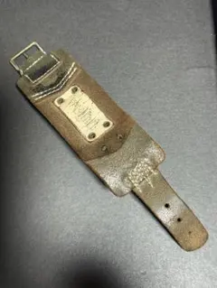 diesel ブラウンレザーブレスレット