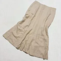 【大きいサイズ46】トラサルディ◇ウールアンゴラブレンドロングフレアスカート