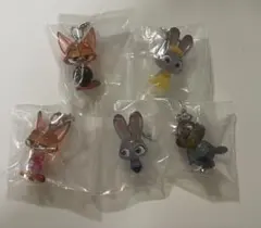 ズートピア2 めじるしアクセサリー　コンプリートセット　ガチャガチャ