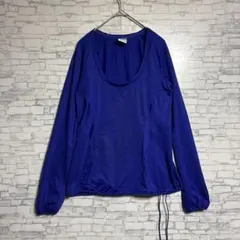 NIKE ナイキ　青 長袖シャツ トップス　M 美品 古着 春夏 メンズのサムネイル