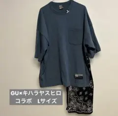 GU×ミハラヤスヒロ フハクコンビネーションT(5分袖) メンズTシャツのサムネイル
