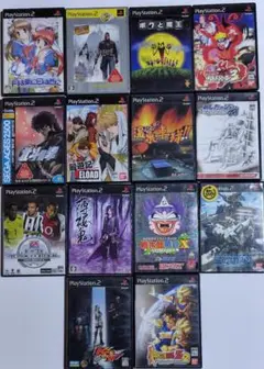 【完全ジャンク品】PS2 ソフト 14本セット 状態悪い