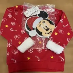 未使用 ミッキー クリスマス サンタデザイン トレーナー 95
