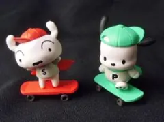 2点ならぶんです スーパーシロ×サンリオ キャラクターズ ポチャッコ フィギュア