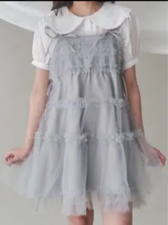 merry jenny チュールコルセットミニワンピース メリージェニー