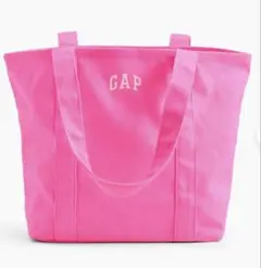 GAP ロゴ キャンバストートバッグ ピンクのサムネイル