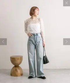 mystic カットオフフレアデニム　デニム　サイズ1 mline フレアデニム