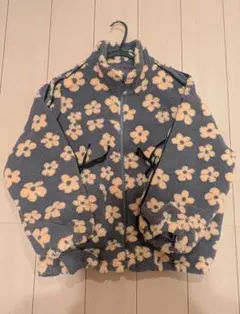 【最終値下げ】Wcloset アウター 花柄ボアラインブルゾン