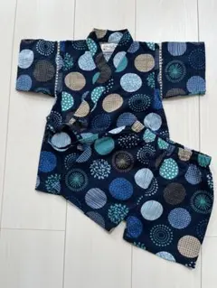 甚平 ネイビー 紺　90 男の子　バースデー