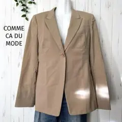 [美品]COMME CA DU MODE♪ベージュ テーラードジャケット　13号