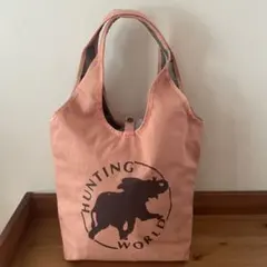 HUNTING WORLD トートバッグ ピンク系のサムネイル