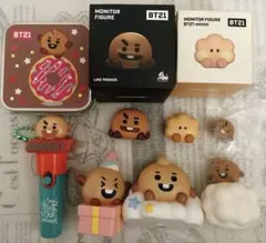未使用 BT21 SHOOKY フィギュア 他 まとめ売り BTS SUGA
