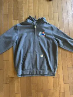 Carhartt Pikes Peak Fishing XL グレー パーカー